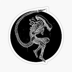 Alien Boy Xenomorph Sticker