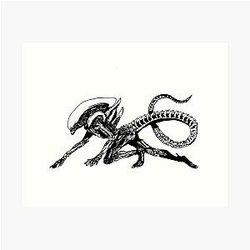 Xenomorph Alien Movie Art Print
