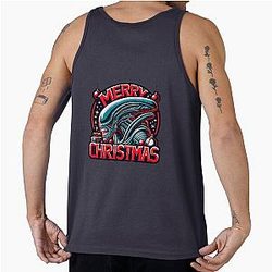 Christmas Xenomorph Tank Top
