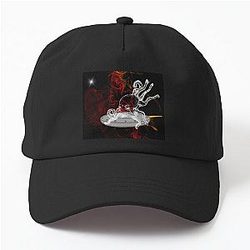 Xenomorph alien on spaceship Dad Cap