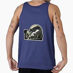 Alien Xenomorph Eating Human Tank Top