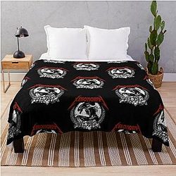 Alien Metal Throw Blanket