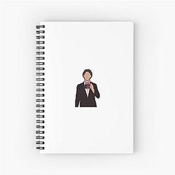 Xolo Mariduena in a suit Notebook
