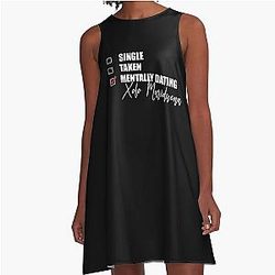 Mentally Dating Xolo Mariduena A Line Dress