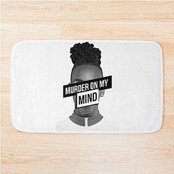 We All Shine YNW Melly Murder on My Mind Slim Fit Novelty Tees Graphics Female Long Sleeve Bath Mat