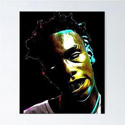 We All Shine YNW Melly Rondo Rave Poster