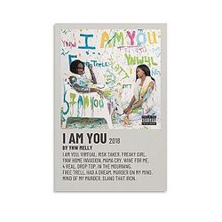 Zan Li Art YNW Melly I Am You 2018 Album Cover Canvas Print Music Poster for Room Aesthetic Unframe-style, 12x18 inch (30x45 cm)
