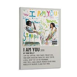YNW Melly I Am You 2018 Album Cover Canvas Print Music Poster Frame 12x18 inch