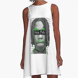 We Shine Ynw Melly Free Mugshot Amelie A-line Dress