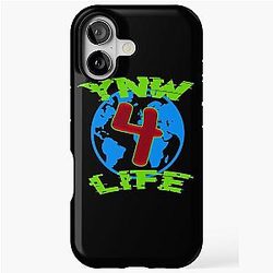 YNW YNW 4 Life Official Merchandise, YNW Melly Rare T-Shirts & More iPhone Tough Case