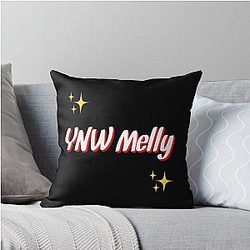 YNW Melly Official Logo Merchandise Throw Pillow