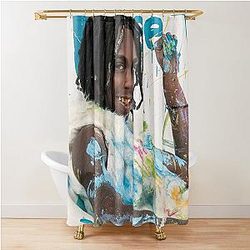 YNW Melly Shower Curtain