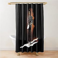 YNW Melly Sibling Shower Curtain