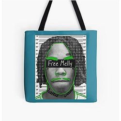 We All Shine YNW Melly Free Jail All Over Print Tote Bag