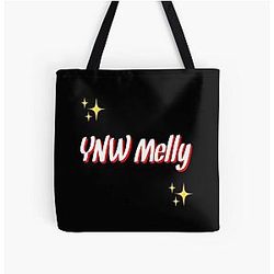 YNW Melly Official Logo Merchandise All Over Print Tote Bag
