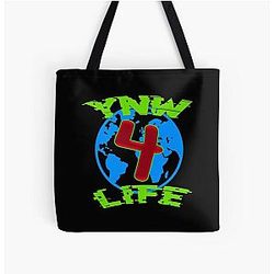 YNW YNW 4 Life Official Merchandise YNW Melly Rare T-Shirts and More All Over Print Tote Bag