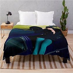 Yoonchae of KATSiEYE throw blanket