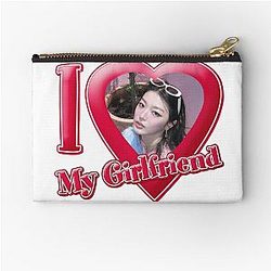 Yoonchae Katseye Zipper Pouch.
