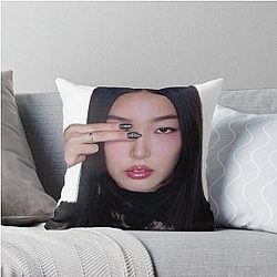 Kats Eye  Yoonchae Throw Pillow