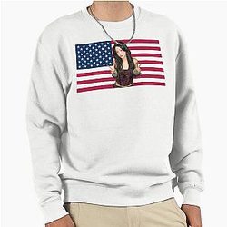 Katseye Yoonchae American Flag Pullover Sweatshirt