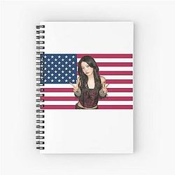 Katseye Yoonchae American Spiral Notebook