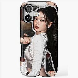 Design of singer Yoonchae from the group Katzeye iPhone case