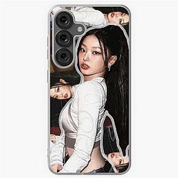 Design of singer Yoonchae from group Katzeye Samsung Galaxy Soft Case
