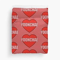 Yoonchae Katseye Heart Duvet Cover