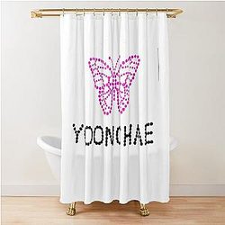 Yoonchae Butterfly Shower Curtain