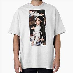 Design of singer Yoonchae from Katzeye Oversized T-Shirt