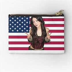 Katseye Yoonchae American Flag Zipper Pouch