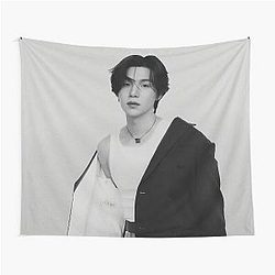 Min Yoongi Suga Agust D Monochrome Tapestry
