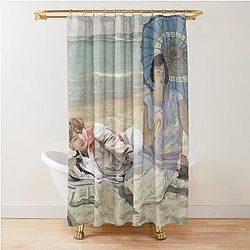Yoongi at the Beach Shower Curtain