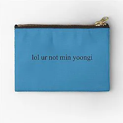 Min Yoongi Zipper Pouch