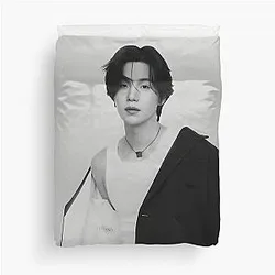 Min Yoongi BTS Suga Agust D Duvet Cover