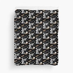 Min Yoongi BTS Suga Korean Kpop Monochrome Design Duvet Cover