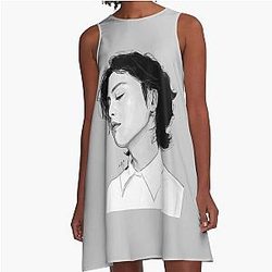 BTS Suga (RM) A-Line Dress
