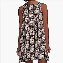 Min Yoongi BTS Suga Korean Kpop Floral Design A Line Dress