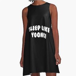 BTS Suga Min Yoongi Agust D A line Dress