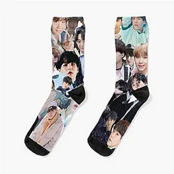 Suga Min Yoongi Photo Collage Socks
