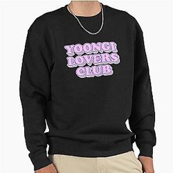 Yoongi Lovers Club Retro Aesthetic Design Pullover Sweatshirt