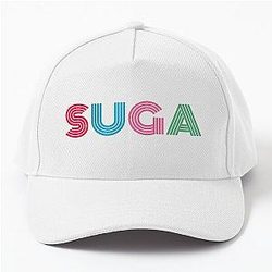 BTS Suga Yoongi Sticker K Pop Fan Art Suga Hat Illustration BTS Art Print Gift for BTS Fan Baseball Cap