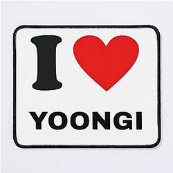 I Love Yoongi Mouse Pad