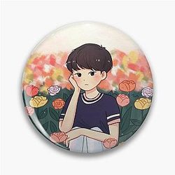 BTS Flower Yoongi Pin