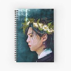 Suga the Flower Child Spiral Notebook