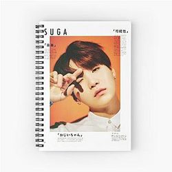 Yoongi Spiral Notebook