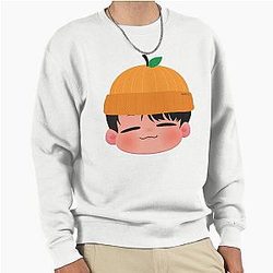 Yoongi Agust D Tangerine Orange Pullover Sweatshirt