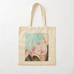 Mint Yoongi Cotton Tote Bag