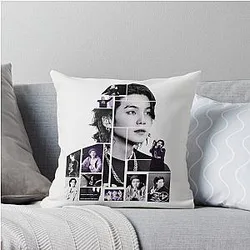 Min Yoongi - Suga of BTS Collage Throw Pillow