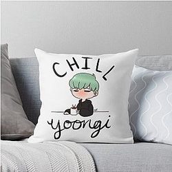 Chill - Min Yoongi Throw Pillow